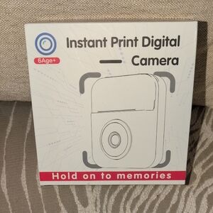 Instant Print Camera For Kids 6 + - New Without Tags